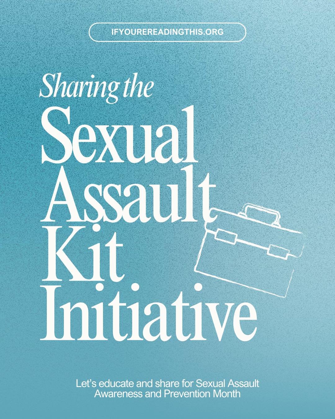 April is SA Awareness Month, a a month honoring survivors and the community surrounding them with hope, courage and strength 💙 

Funded by the Bureau of Justice Assistance, the Sexual Assault Kit Initiative aims to create a coordinated community res