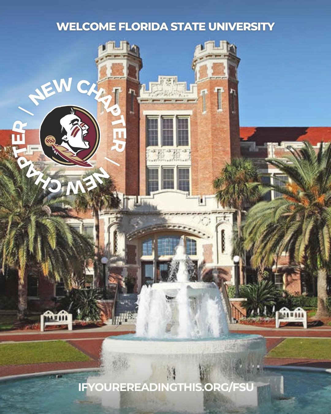Enter @ifyourereadingthisfsu! Swipe to learn more about our newest chapter ✉️ Noles say hey in the comments ⬇️