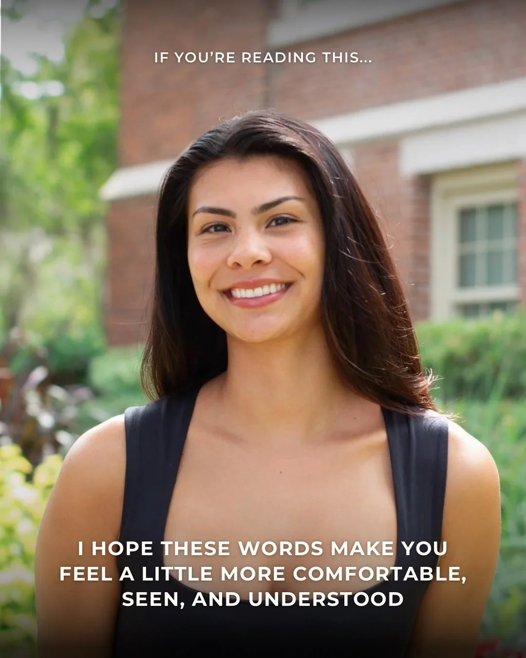 &ldquo;If you&rsquo;re reading this, I hope these words make you feel a little more comfortable, seen, and understood.&rdquo; 

Melissa L. (@ifyourereadingthisfsu) reminds readers that in the midst of painful grief she has experienced beatiful growth