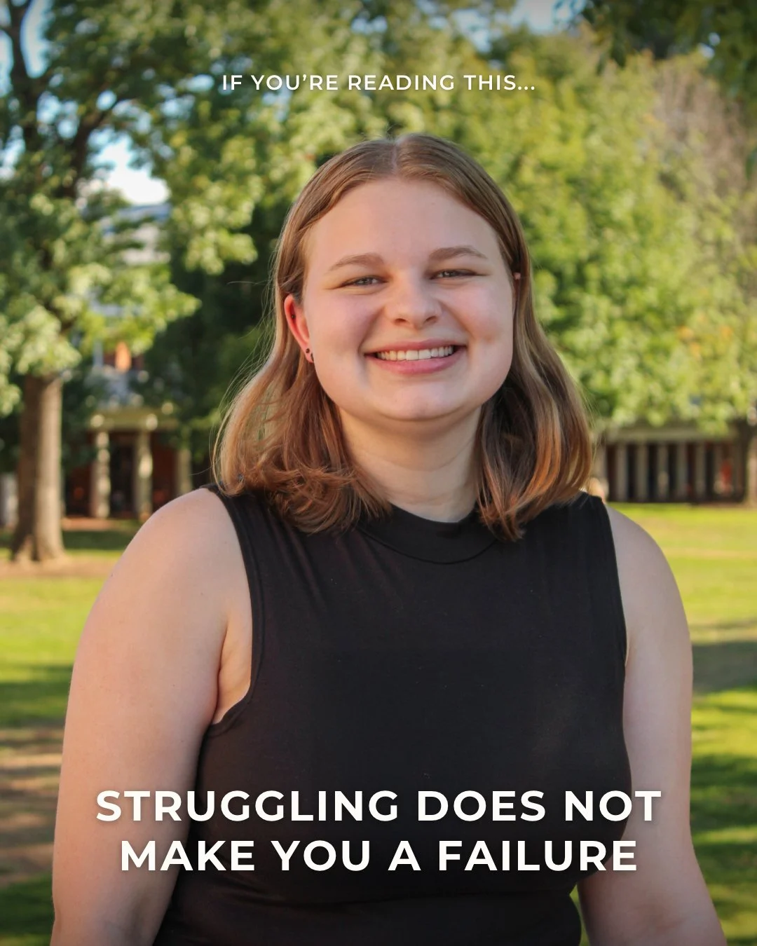 &ldquo;If you&rsquo;re reading this, struggling does not make you a failure.&rdquo; 

Sydney R. (@ifyourereadingthisuva) reminds readers that struggling and failing are mutually exclusive and there is so much beauty in learning to grow. Read the lett