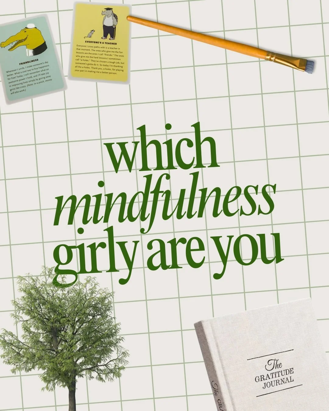 We gotta know!? Tag yourself💌

Check out our branding and marketing team&rsquo;s go-to mindfulness tools &amp; must haves! Comment what you use to help stay grounded🧘&zwj;♀️