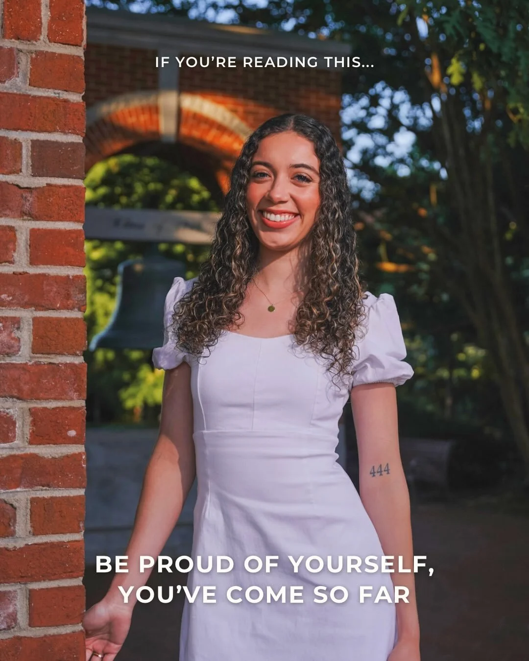 &ldquo;If you&rsquo;re reading this be proud of yourself, you&rsquo;ve come so far.&rdquo; 

Dani L. (@ifyourereadingthisclemson ) reminds us to give ourselves the credit we deserve. Read the letter at the link in our bio ✉️