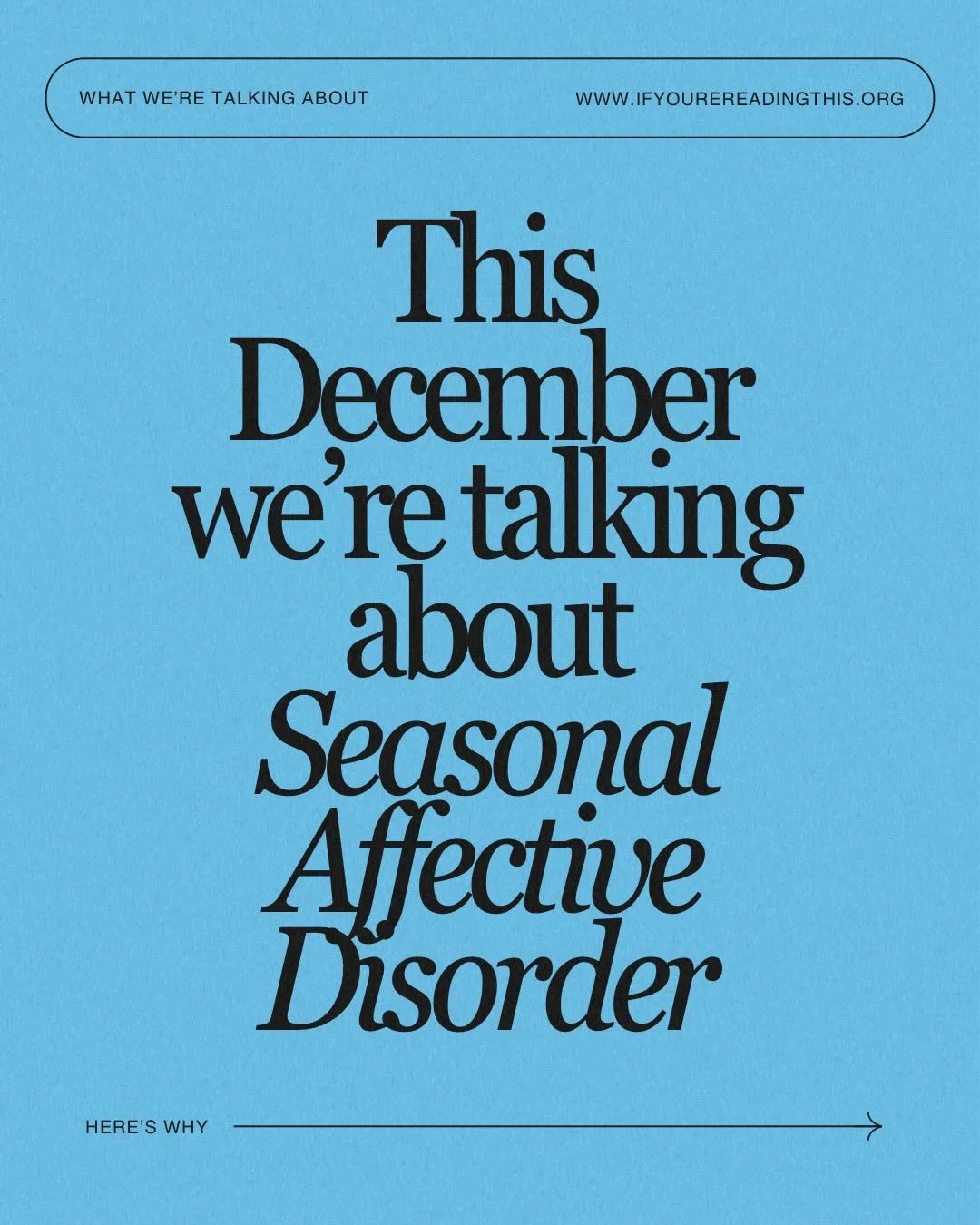 Seasonal Affective Disorder affects millions, but most people don&rsquo;t talk about it until they&rsquo;re deep in the winter slump. This month, we&rsquo;re shining a little light (literally + figuratively) on what SAD looks like and how to support 