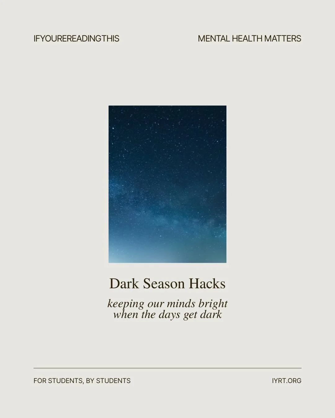 If the darker days hit you hard, you&rsquo;re not alone. Swipe for some small shifts can make winter feel a little lighter &mdash; literally and emotionally 💡