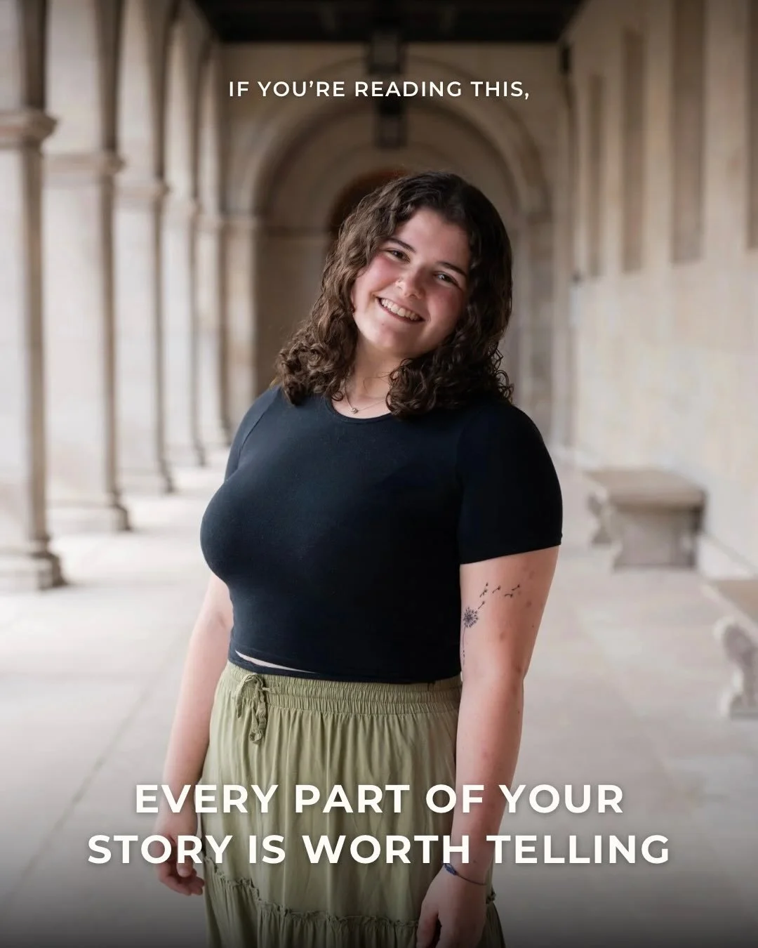 &ldquo;If you&rsquo;re reading this, every part of your story is worth telling.&rdquo; 

Mia K. (@ifyourereadingthiswashu Chapter Founder) shares her experience with excoriation disorder and encourages her community to recognize that their voices des