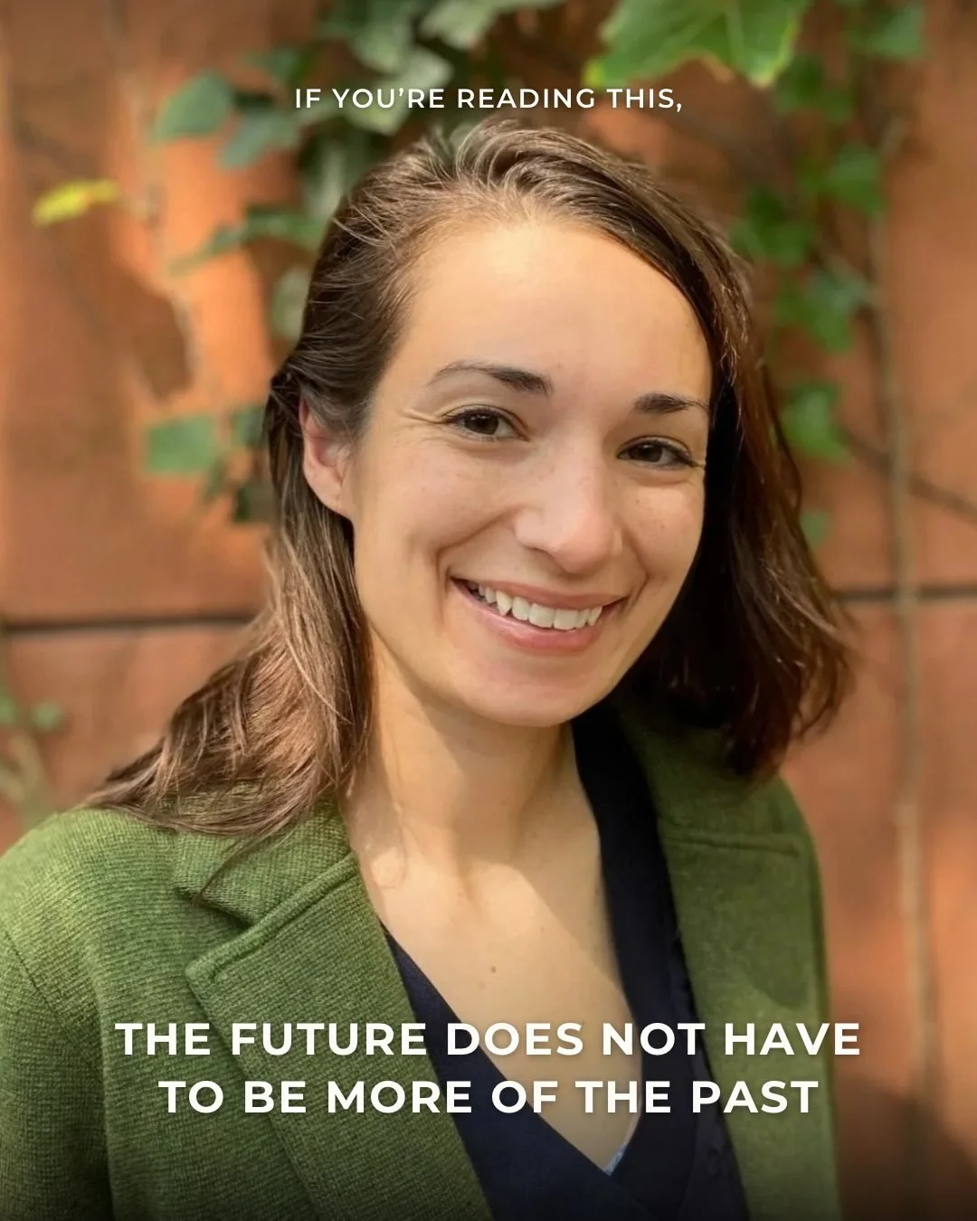 &ldquo;If you&rsquo;re reading this, the future does not have to be more of the past.&rdquo; 

Dr. Lauren Brumley (@ifyourereadingthiswestchesteru )  shares her experience trying therapy in college, and reminds readers that support is available to he