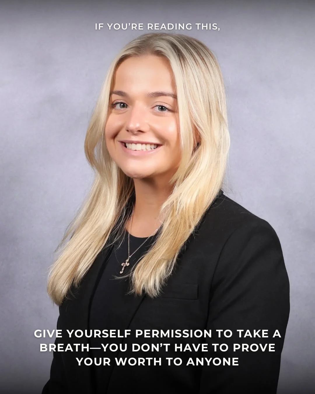 &ldquo;If you&rsquo;re reading this, give yourself permission to take a breath&mdash;you don&rsquo;t have to prove your worth to anyone.&rdquo; 

Jordan D. (@ifyourereadingthisclemson ) shares her experience with mental health as a D1 athlete, remind