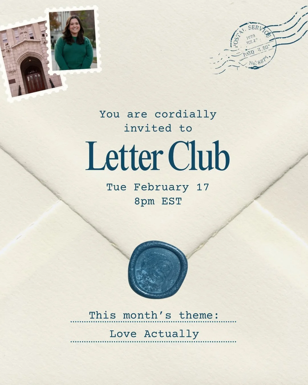 Be a part of the love club 💌 Join us for this month&rsquo;s LETTER CLUB (like book club but for IYRT letters) on 2/17 at 8 PM ET. Swipe for the deets and see you there 👩&zwj;💻