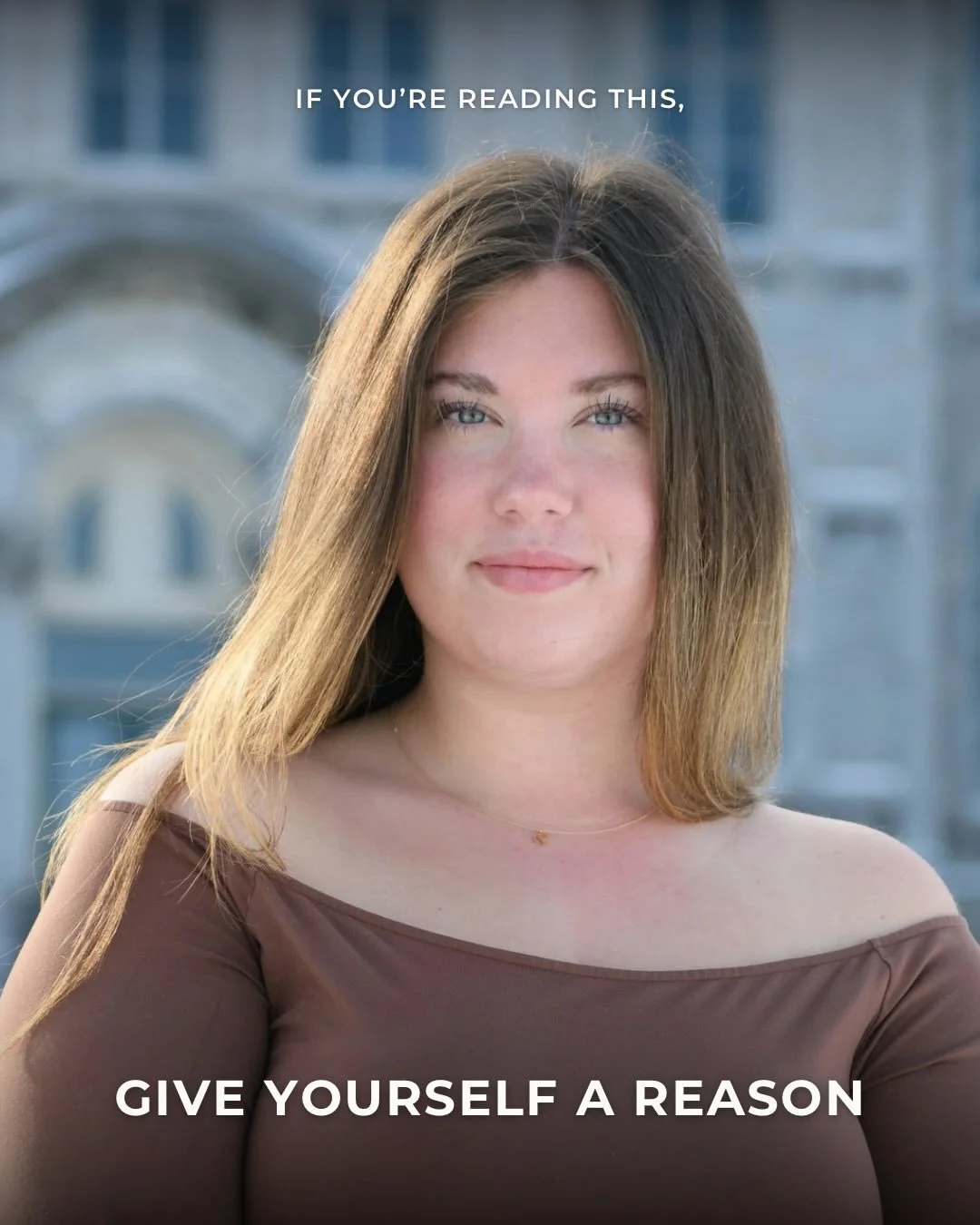 &ldquo;If you&rsquo;re reading this, give yourself a reason.&rdquo; 

Abby N. (@ifyourereadingthiscuse ) reminds readers to appreciate every little thing that life allows us to hold onto. Read the full letter at the link in our bio 💌