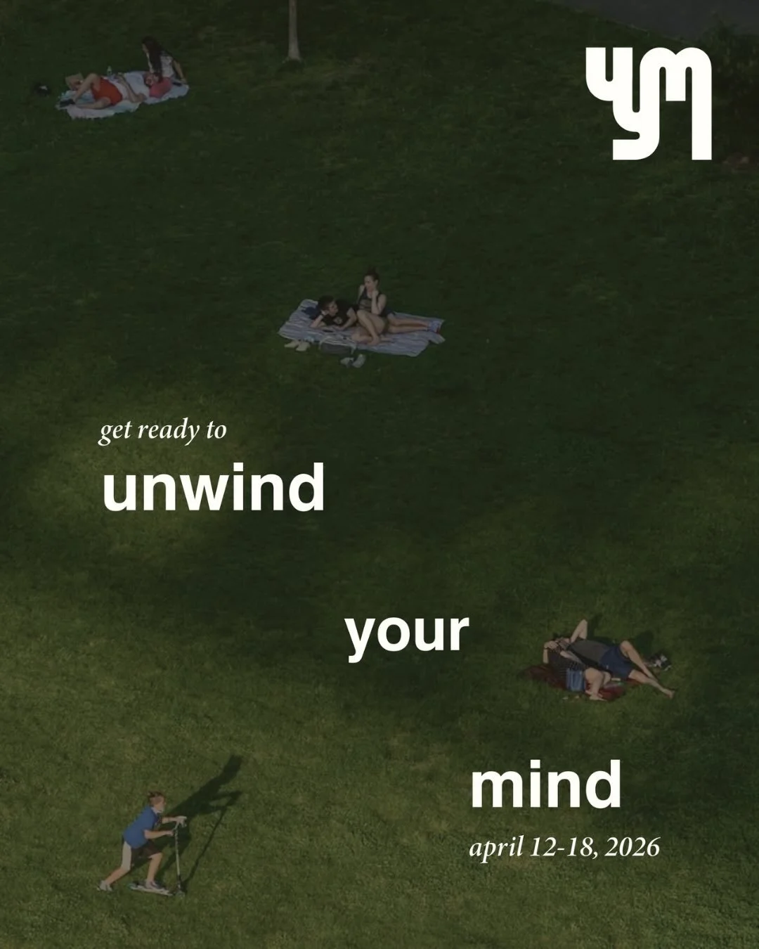 We are officially one month out from our first annual Unwind Your Mind Week 🤸 

UYM is an annual national mental health and community-building event series across IfYoureReadingThis chapters. Stay tuned for more info about this year&rsquo;s events a