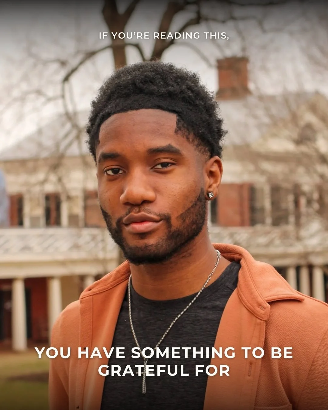 &ldquo;If you&rsquo;re reading this, you have something to be grateful for.&rdquo; 

Nick L. (@ifyourereadingthisuva ) reminds readers to find gratitude in the every day, even as you work towards your biggest goals. Read the full letter at the link i