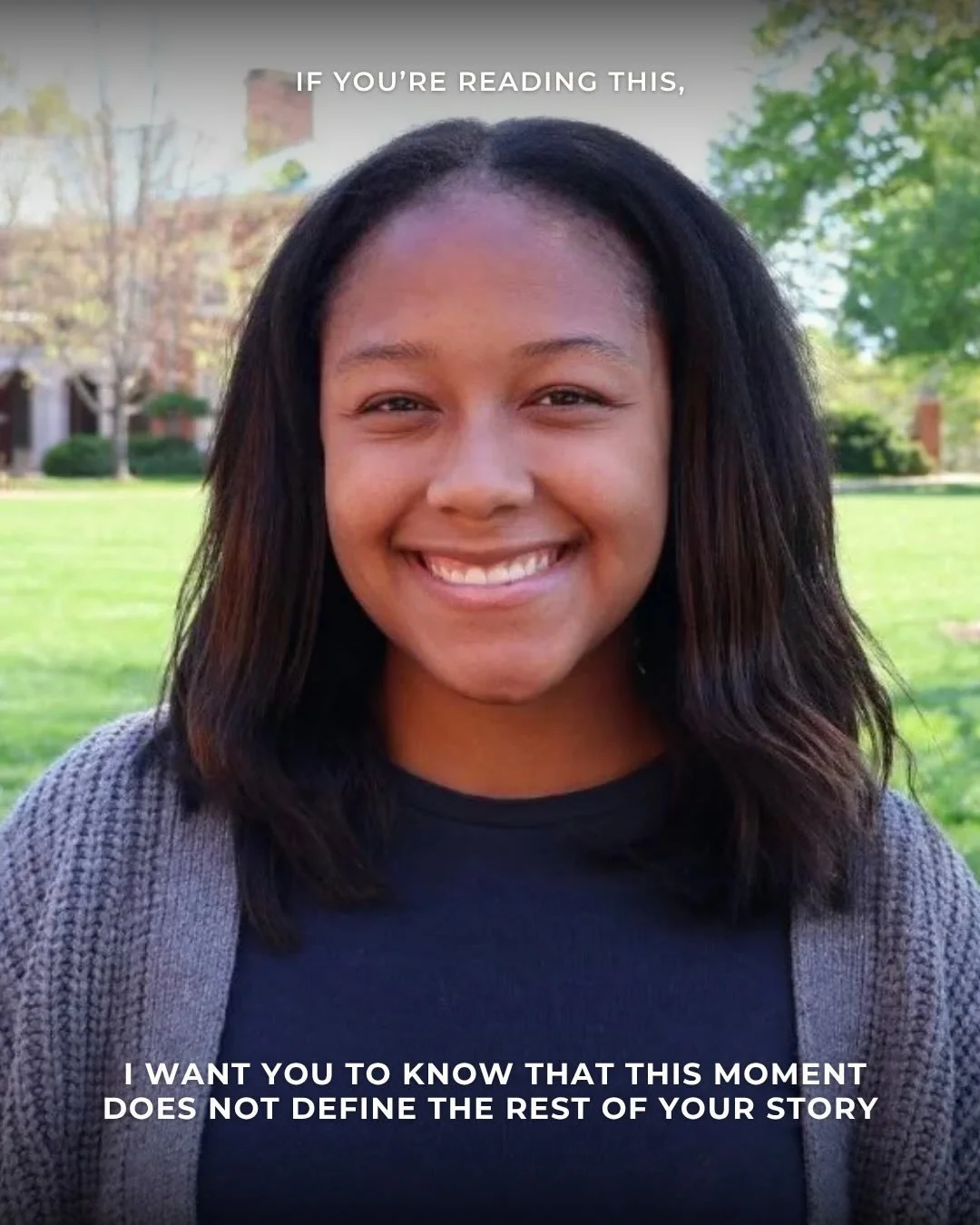 &ldquo;If you&rsquo;re reading this, I want you to know that this moment does not define the rest of your story.&rdquo; 

Couriyah S. (@ifyourereadingthiswfu ) reminds readers to pause and take a breath. Read the full letter at the link in our bio 💌