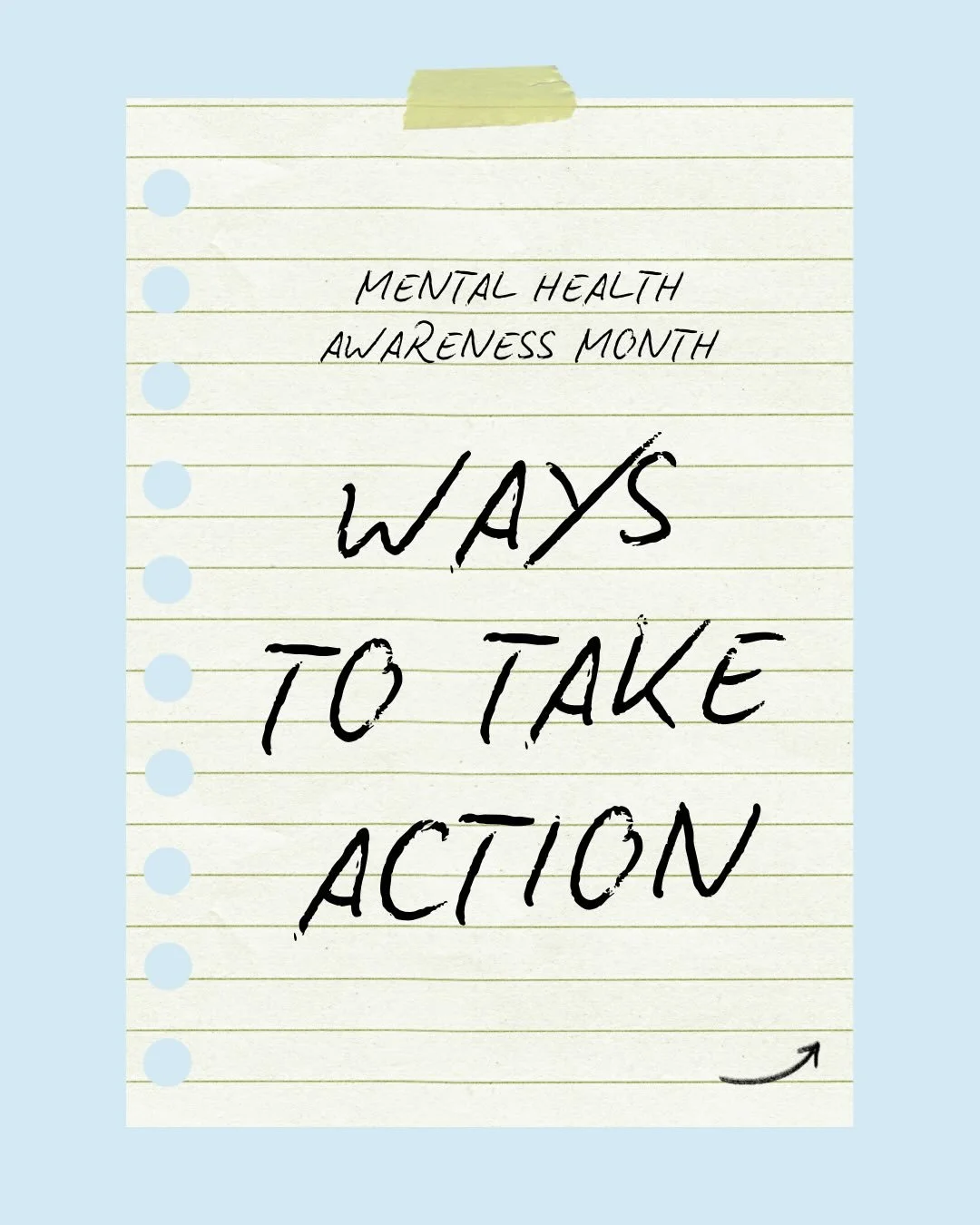 Mental Health Awareness Month does not have to mean doing something huge. For college students, action can start with one honest conversation, one shared story, one check-in, or one reminder that nobody has to struggle alone. 

Have you gotten your M