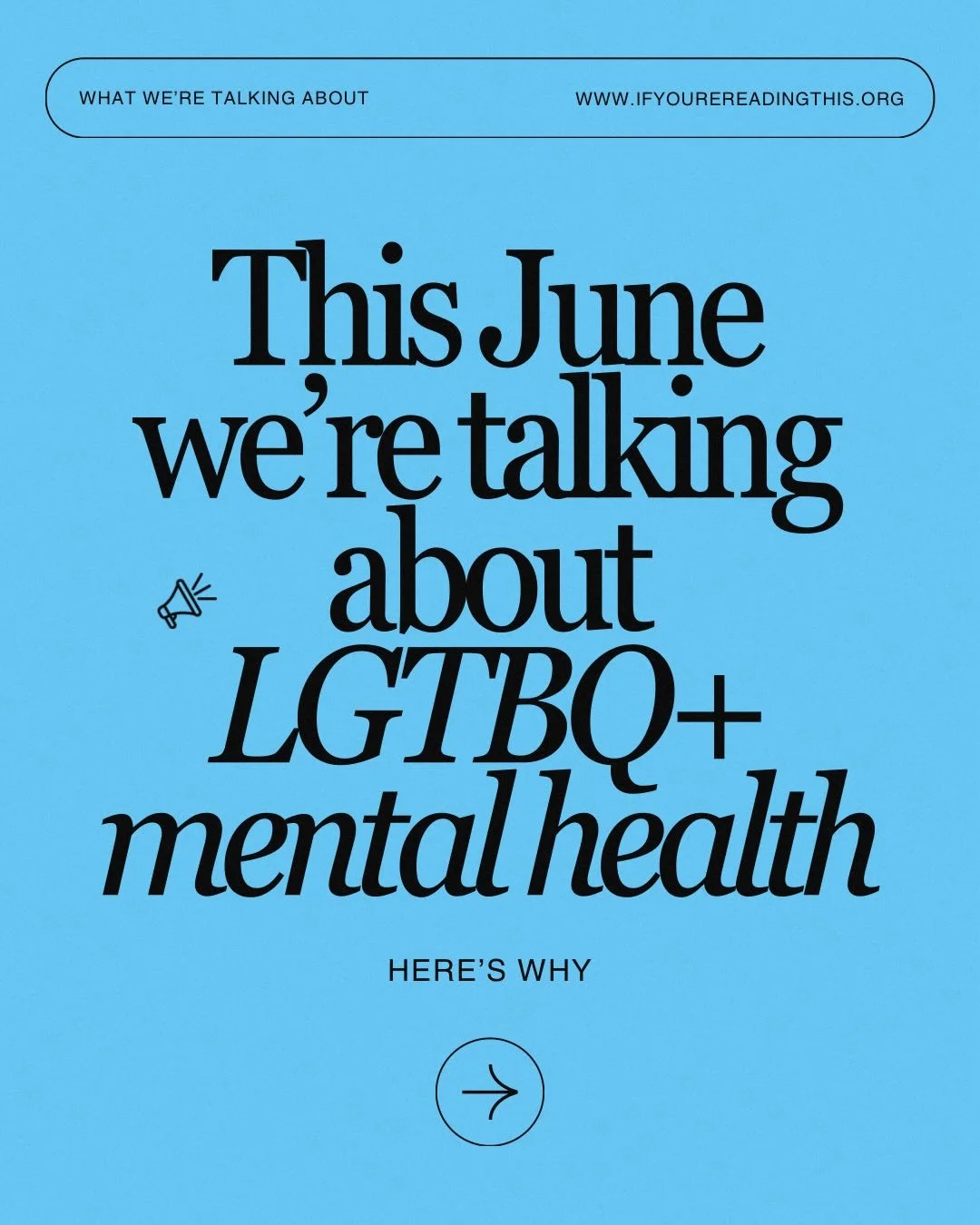 This month (and every month), LGBTQ+ mental health matters 🏳️&zwj;🌈💛 

At IYRT, we believe mental health advocacy must include LGBTQ+ voices, experiences, and joy. Queer and trans people deserve to feel safe, supported, and seen - not just this mo