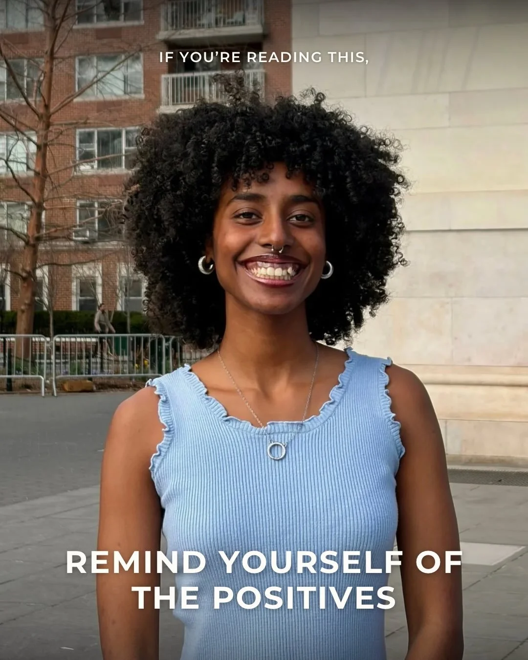 &ldquo;If you&rsquo;re reading this, remind yourself of the positives.&rdquo; 

Aracylis R. (@ifyourereadingthisnyu ) shares her experience with fearing failure, and reminds readers that they are on the right path. Read the full letter at the link in