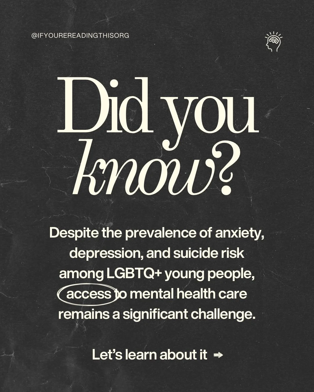 Sometimes being understood starts with a story 🫂 This month, we&rsquo;re sharing letters written by LGBTQ+ members of our community about identity, mental health, self-discovery, love, struggle, joy, and everything in between. 

Visit ifyourereading