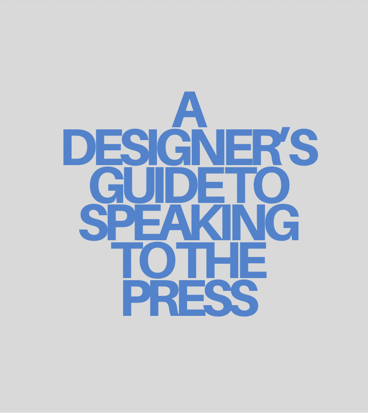 An Interior Designer's Guide to Speaking to the Press