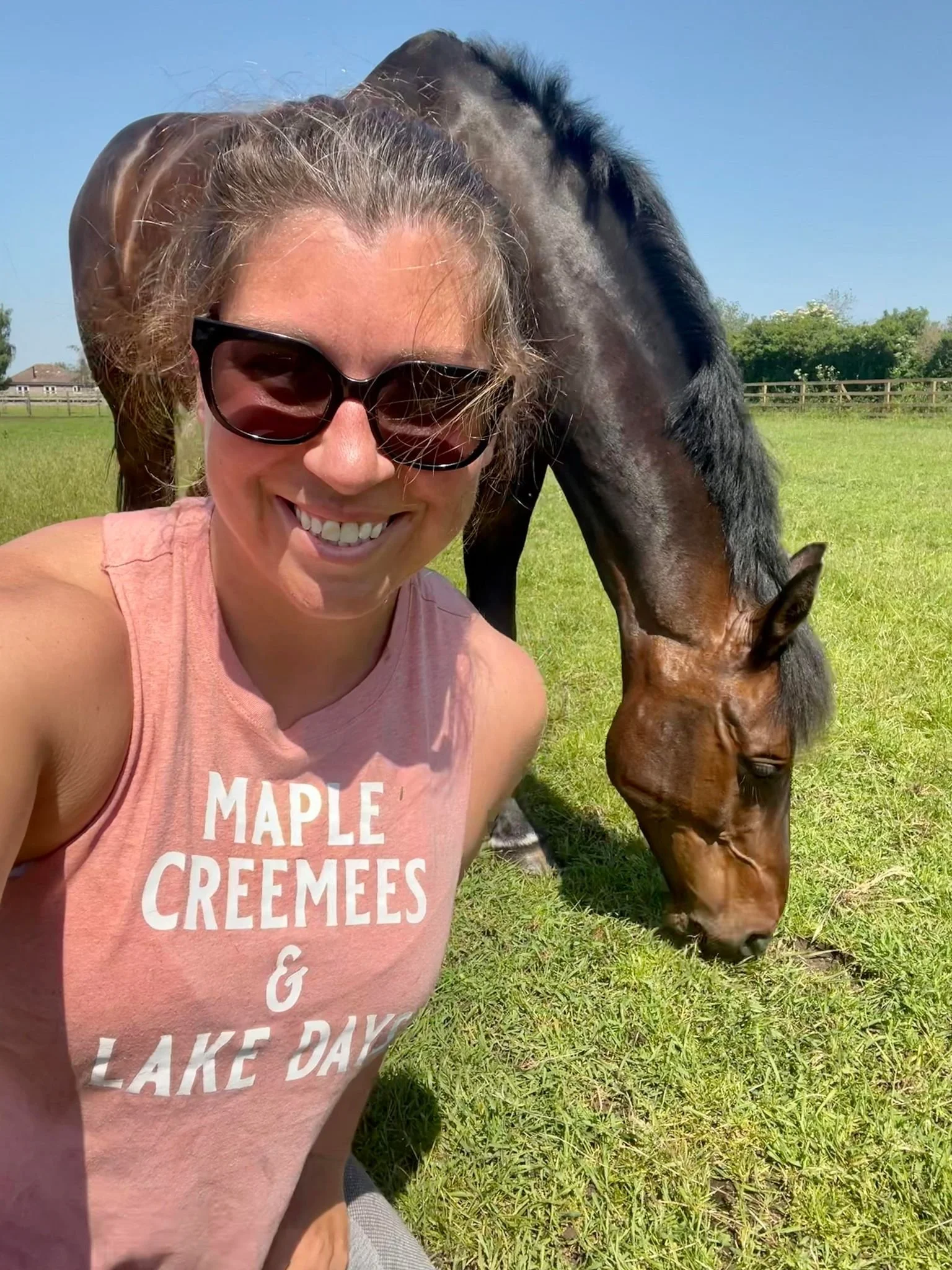 Bridget & Roman enjoying the sun