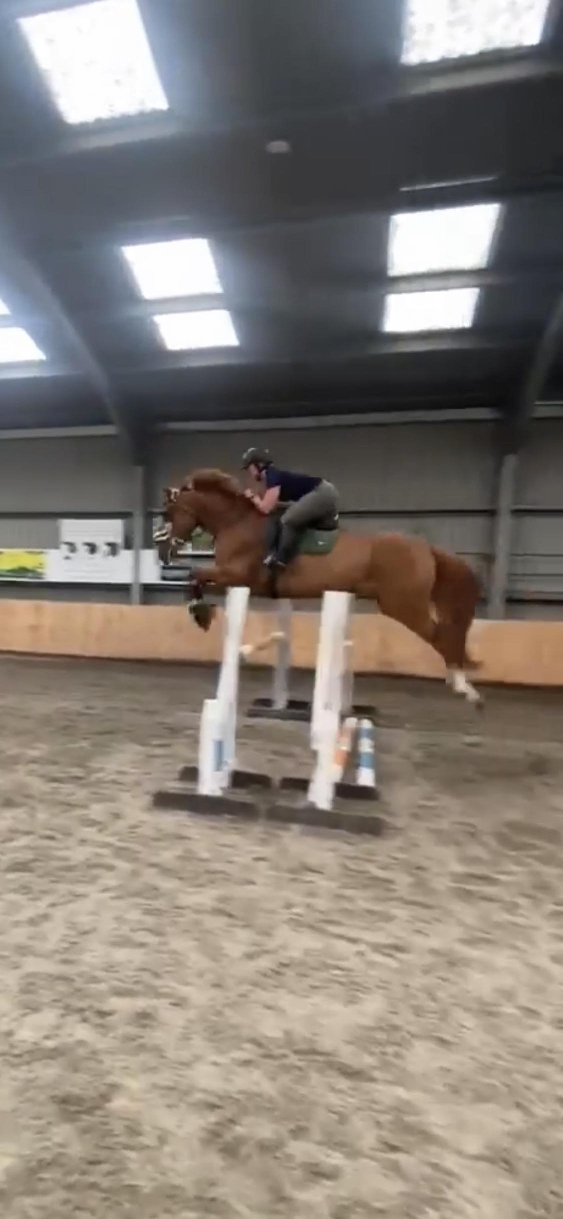 Bridget Jumping Nowt for the first time in the UK