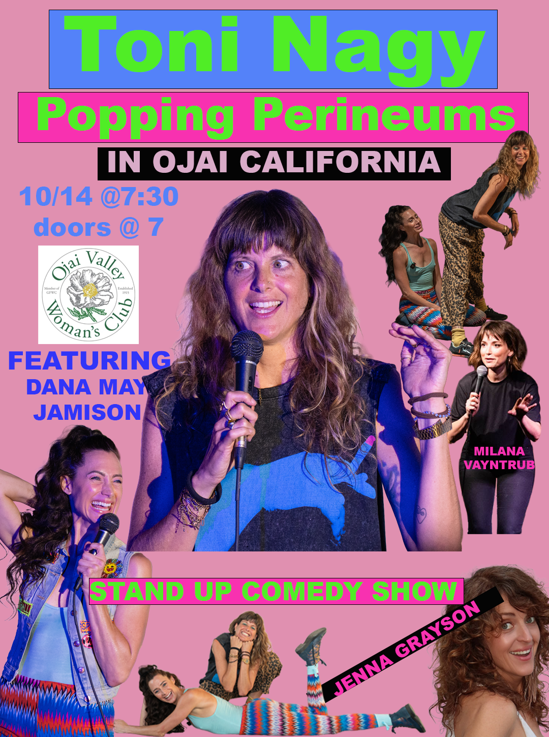 10/14 Popping Perineums in Ojai California