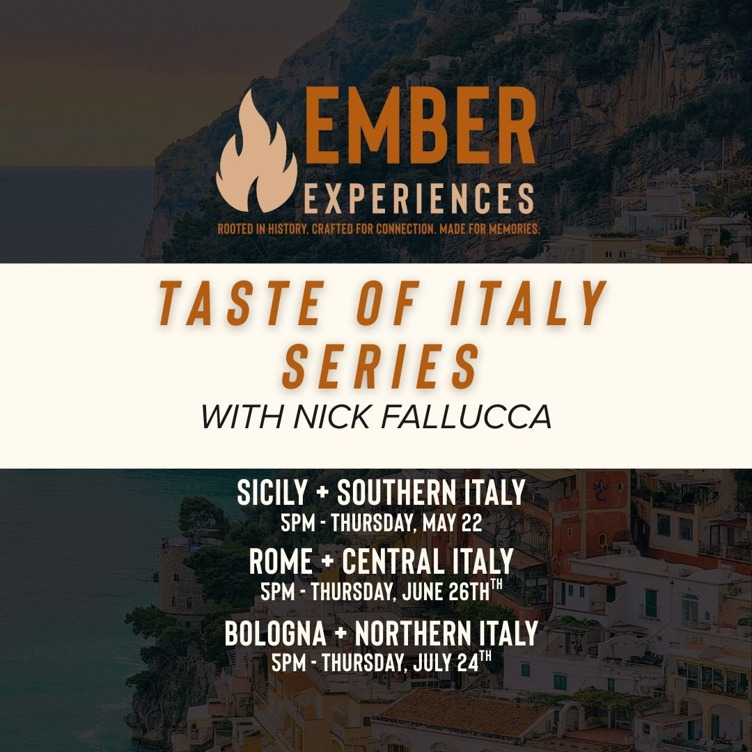 Ember Experiences: TASTE OF ITALY SERIES - SICILY + SOUTHERN ITALY