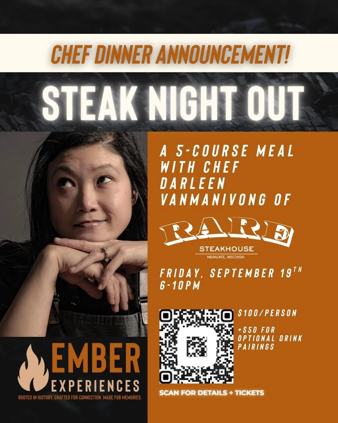 CHEF DINNER: STEAK NIGHT OUT WITH RARE STEAKHOUSE
