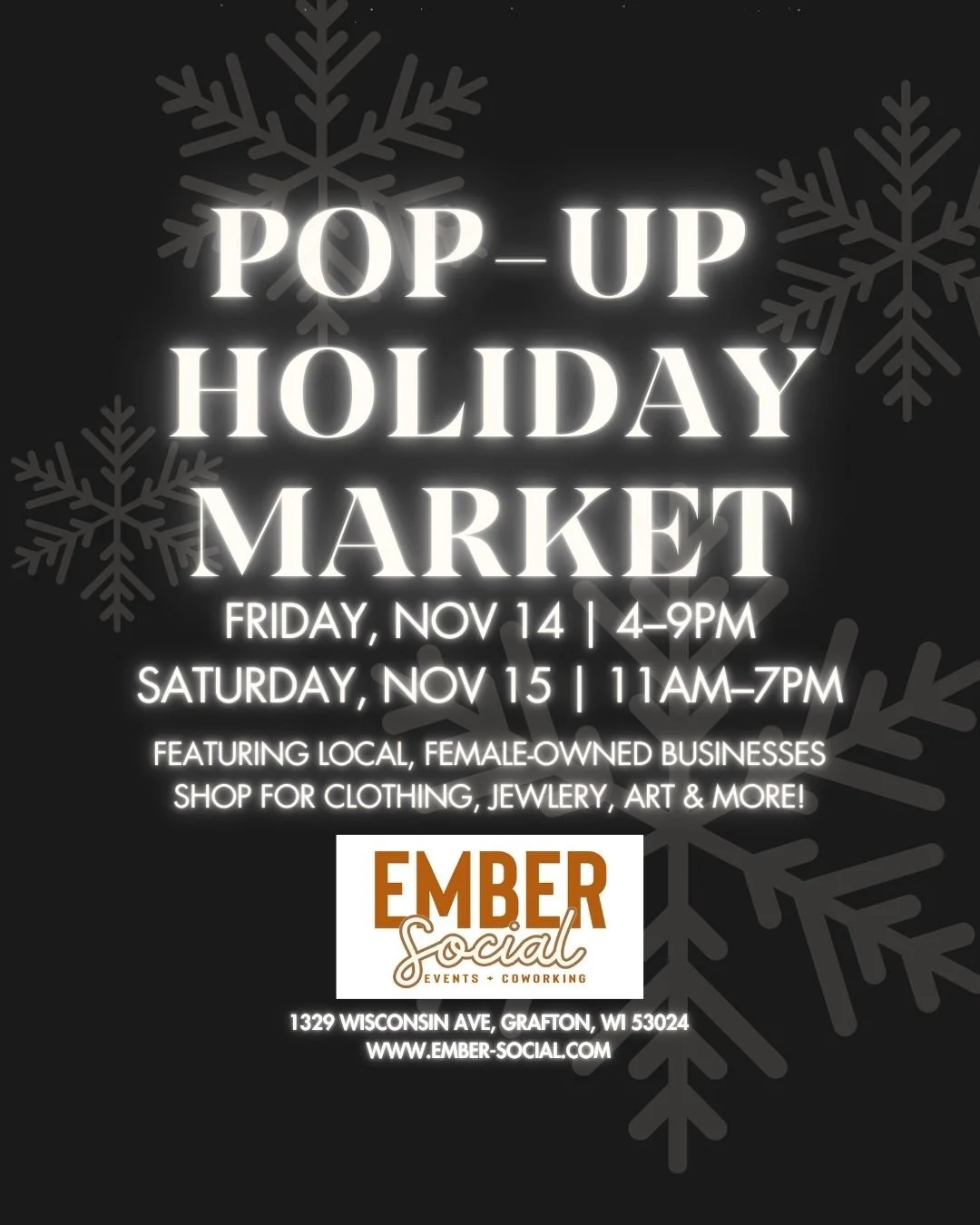 Ember Social Holiday Market