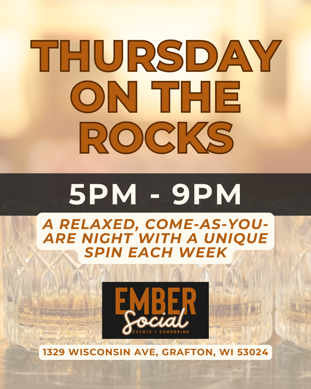 Thursdays on the Rocks - 222 Men’s Ministries Happy Hour