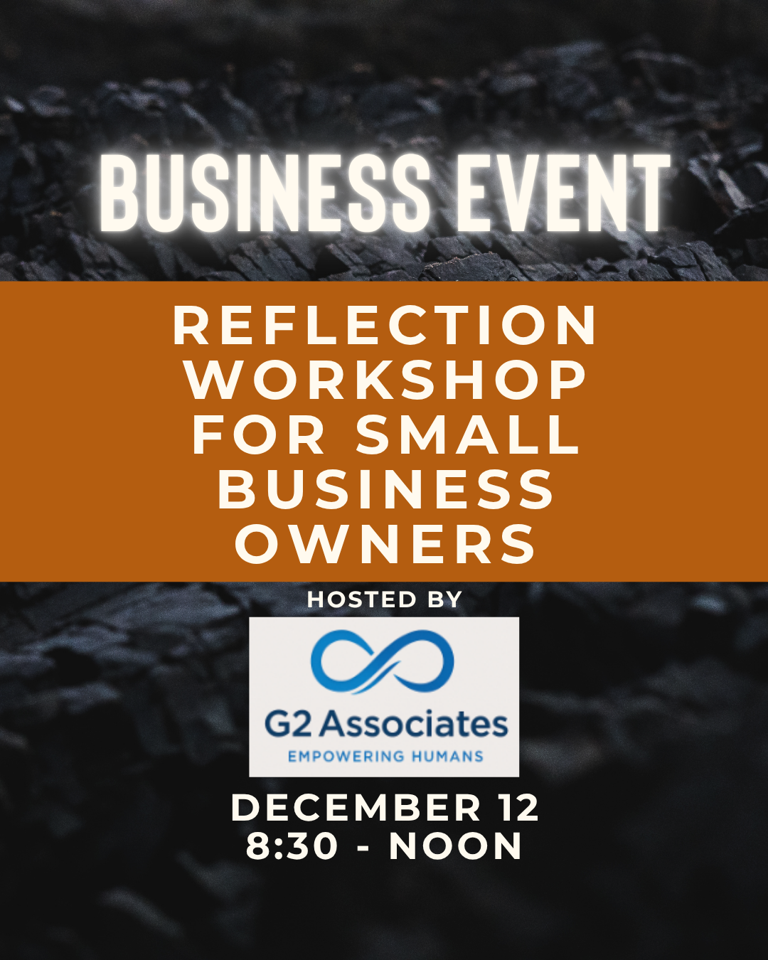Reflect, reset &amp; Recharge Workshop for Small Business Owners - Hosted by G2 Associates