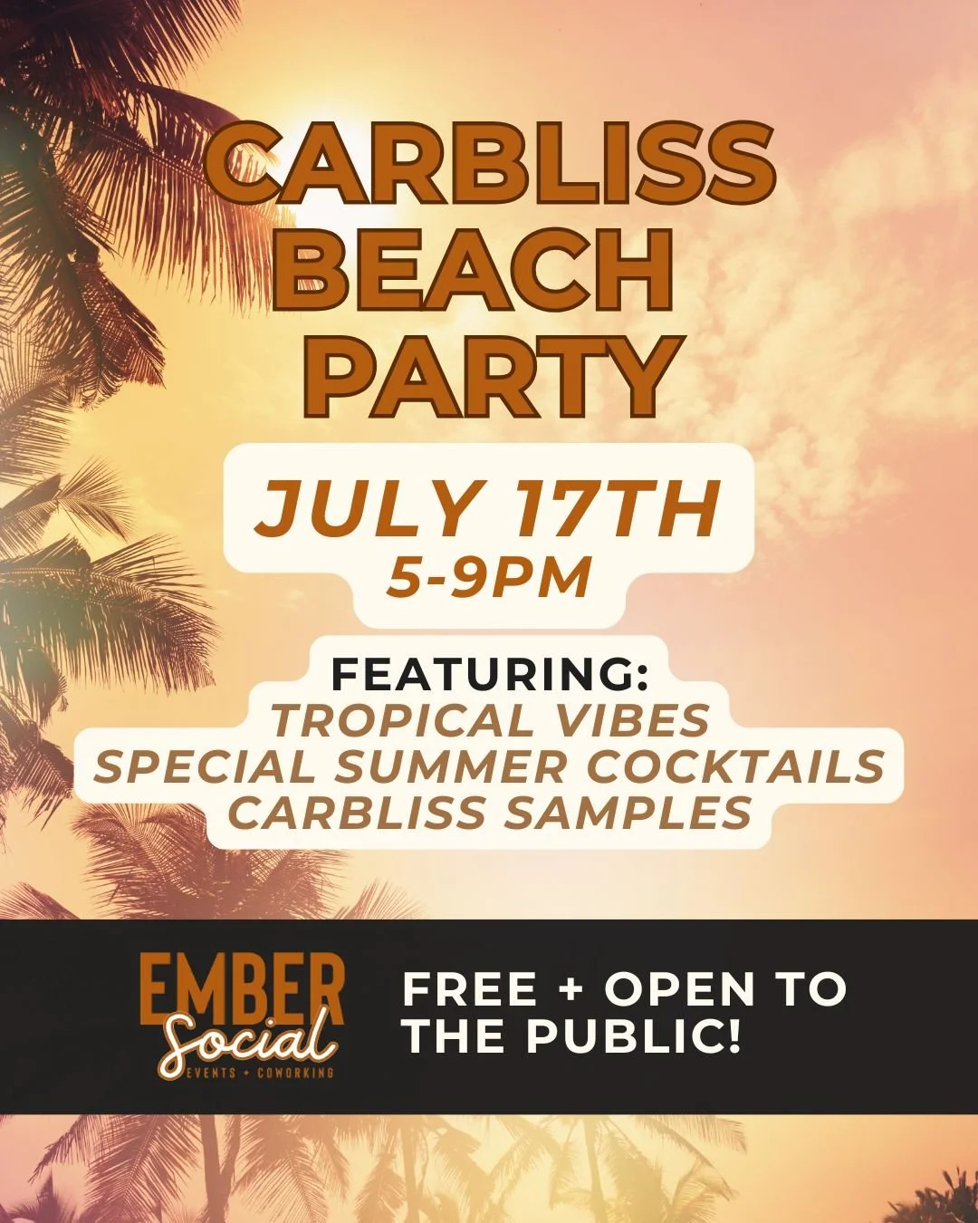 Carbliss Beach Party
