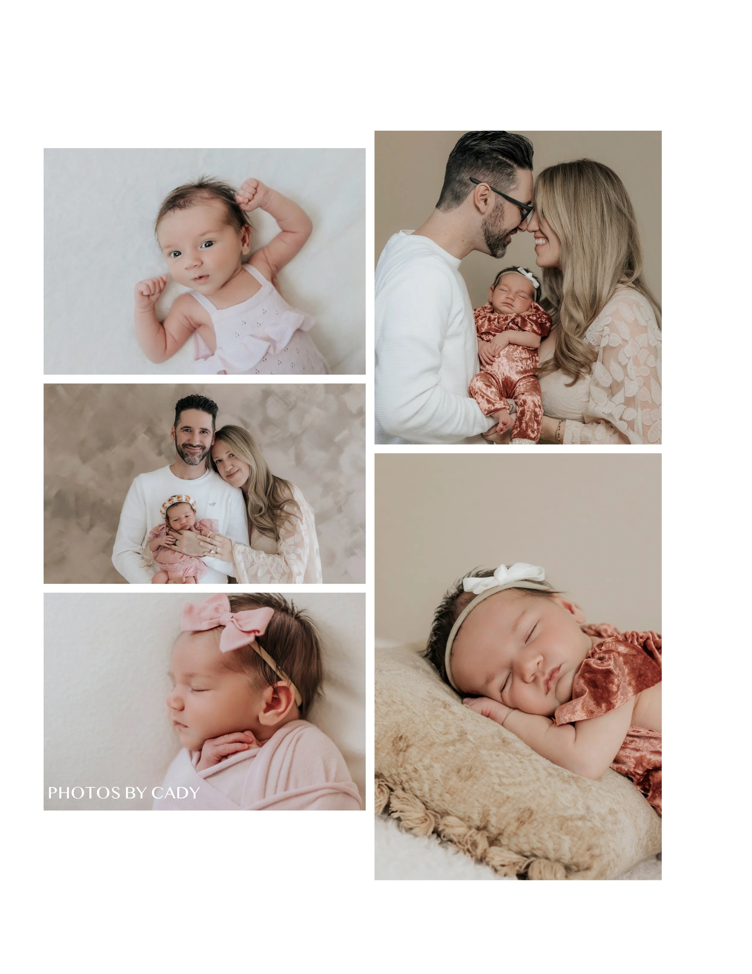 Napa newborn portrait, baby lying on back with neutral wrap.