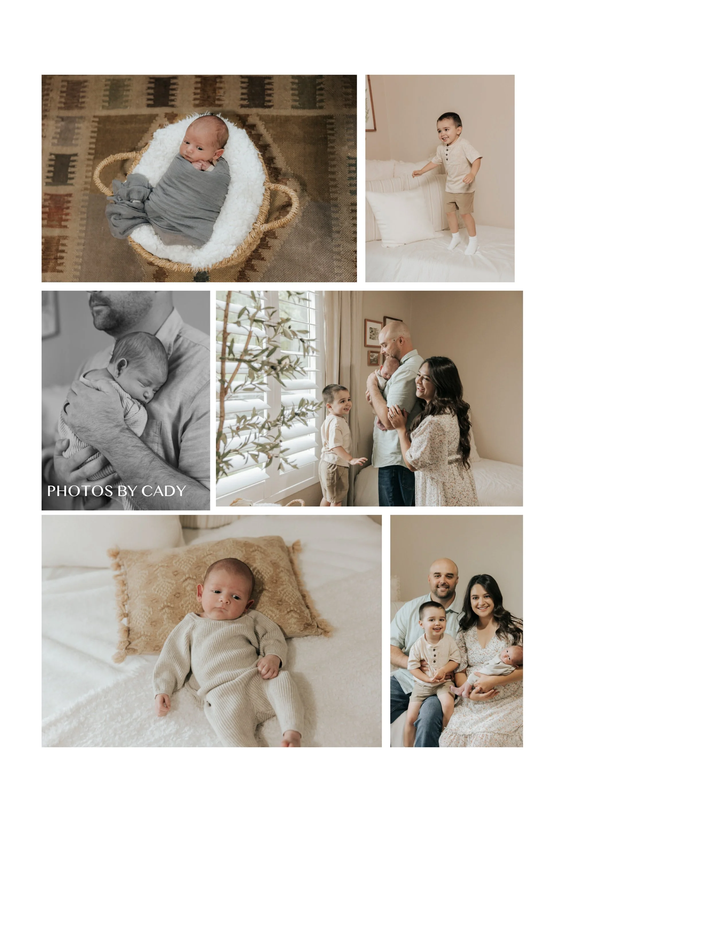 Vacaville newborn session, baby smiling in sleep on cream blanket.