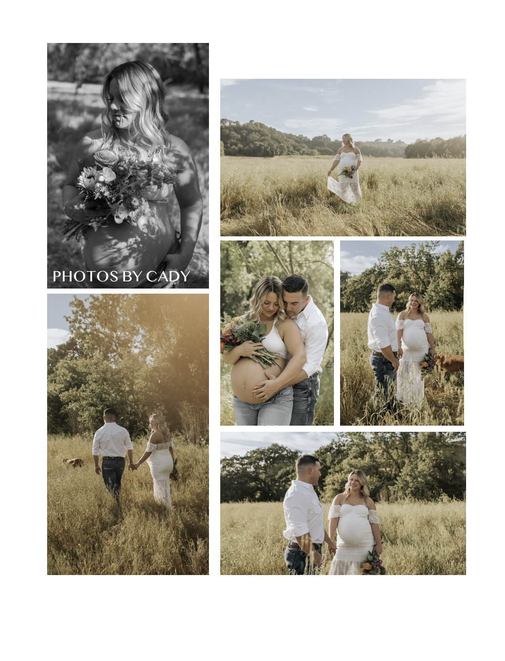 Fairfield maternity couple portrait, laughing together outdoors at golden hour.