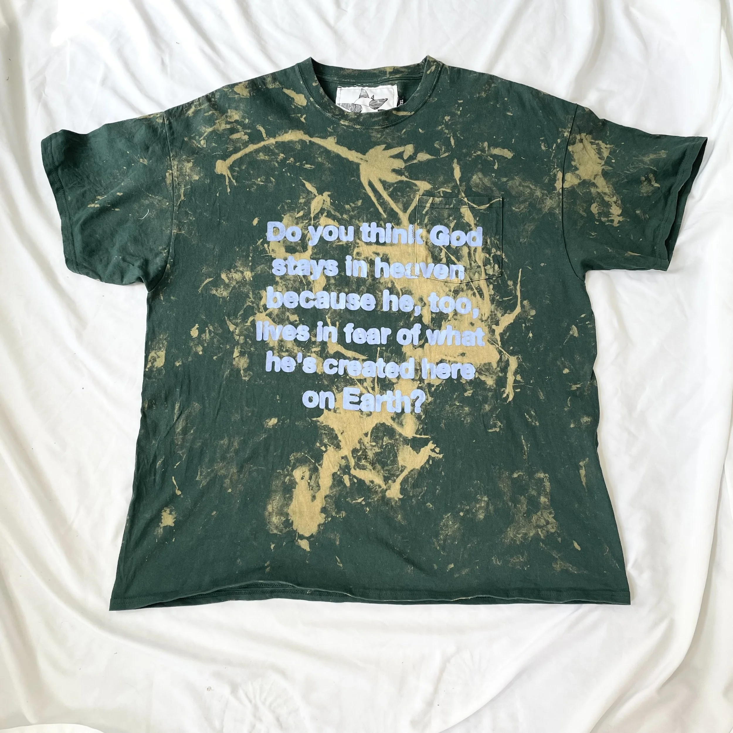 men's 2XL god quote