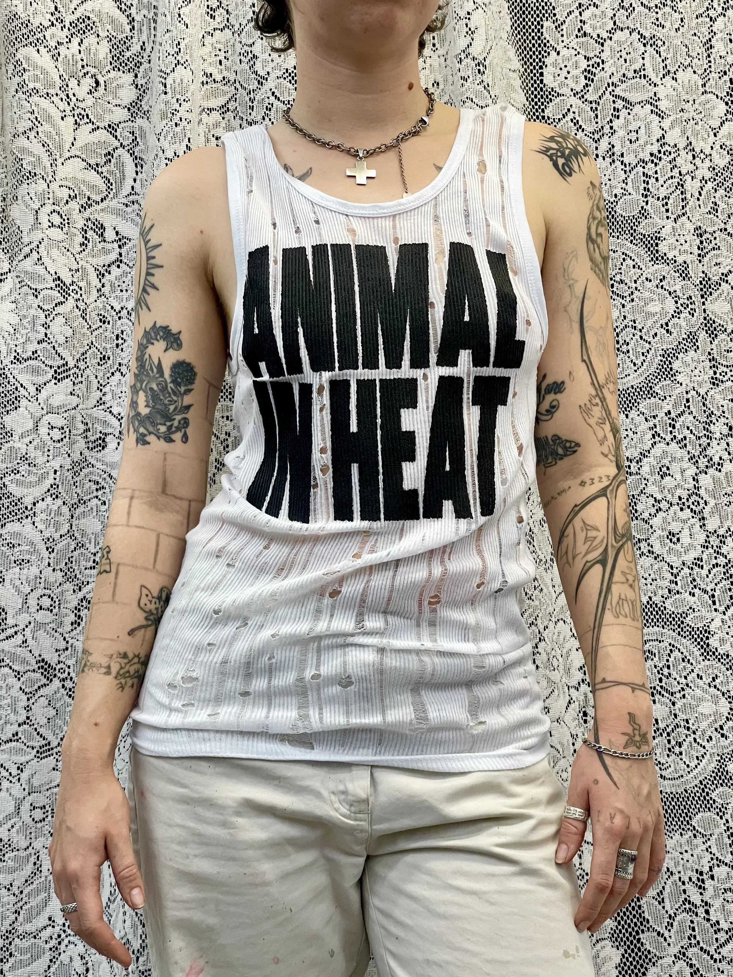 distressed tank made 2 order any size