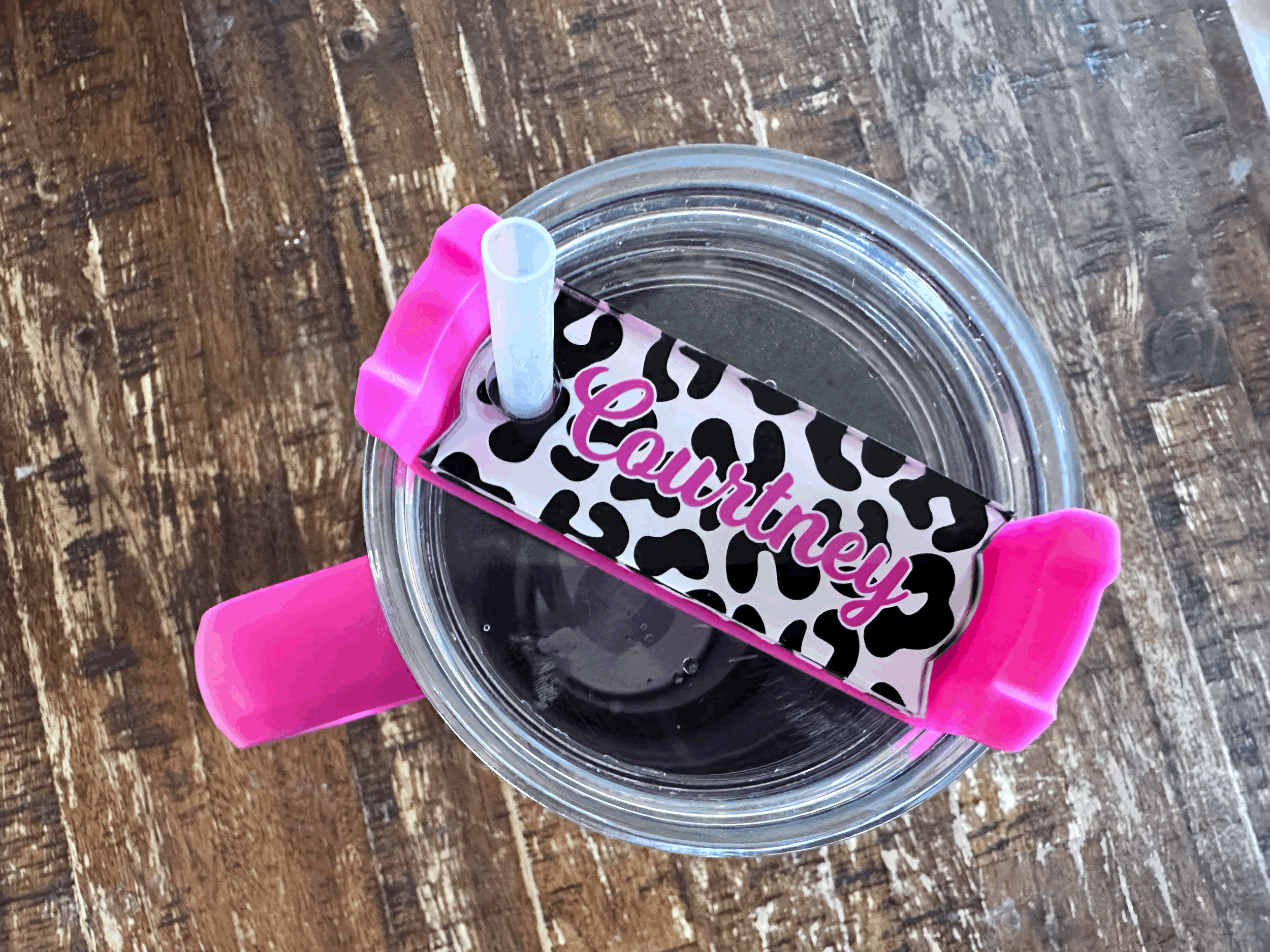 Acrylic Cup Tag