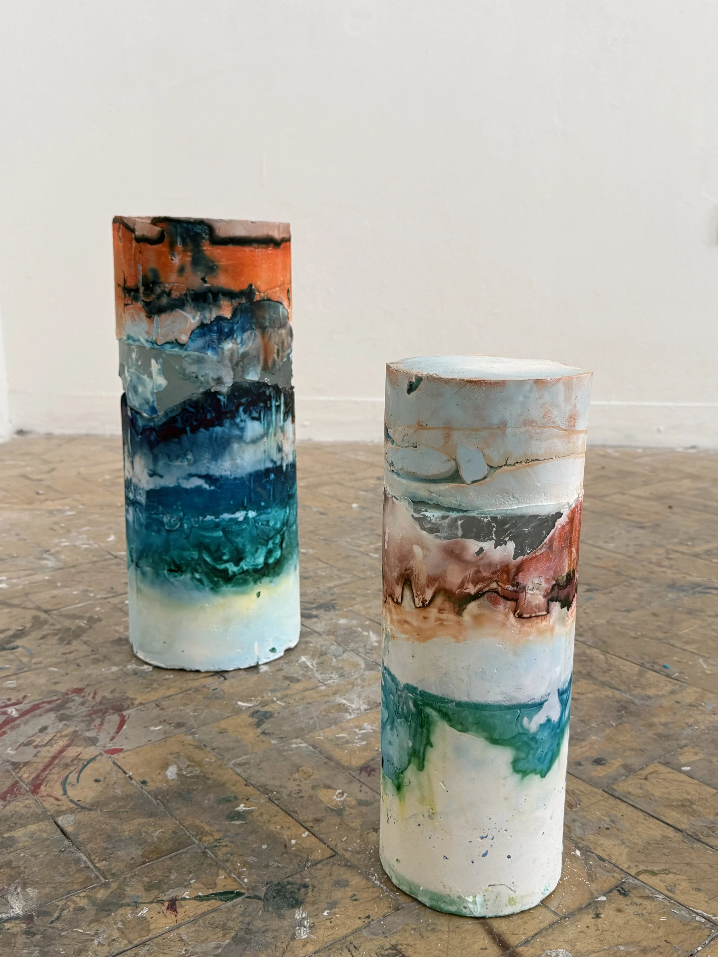 
Underrt Foot - final stage | 2026 |
Oil pigments, ink, engraved aqua cast eco resin | 47 x 52 x 52 cm