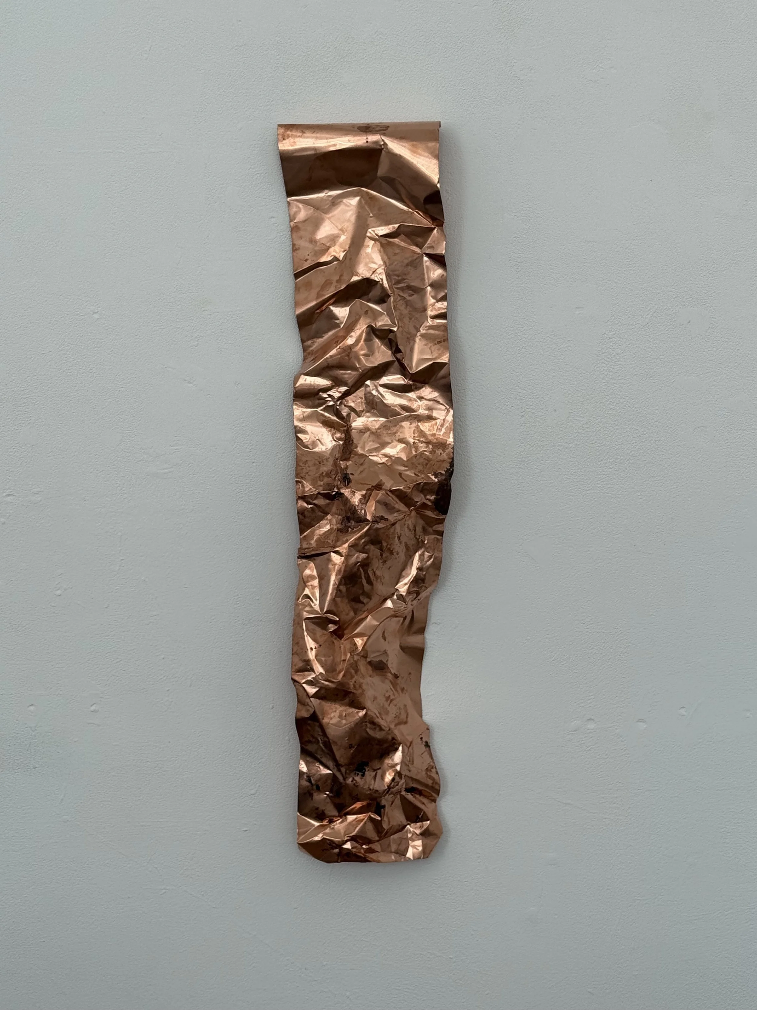 Up'n'Oer - A Jaunt | 2026 | copper | 220 x 20 x 0.2 cm