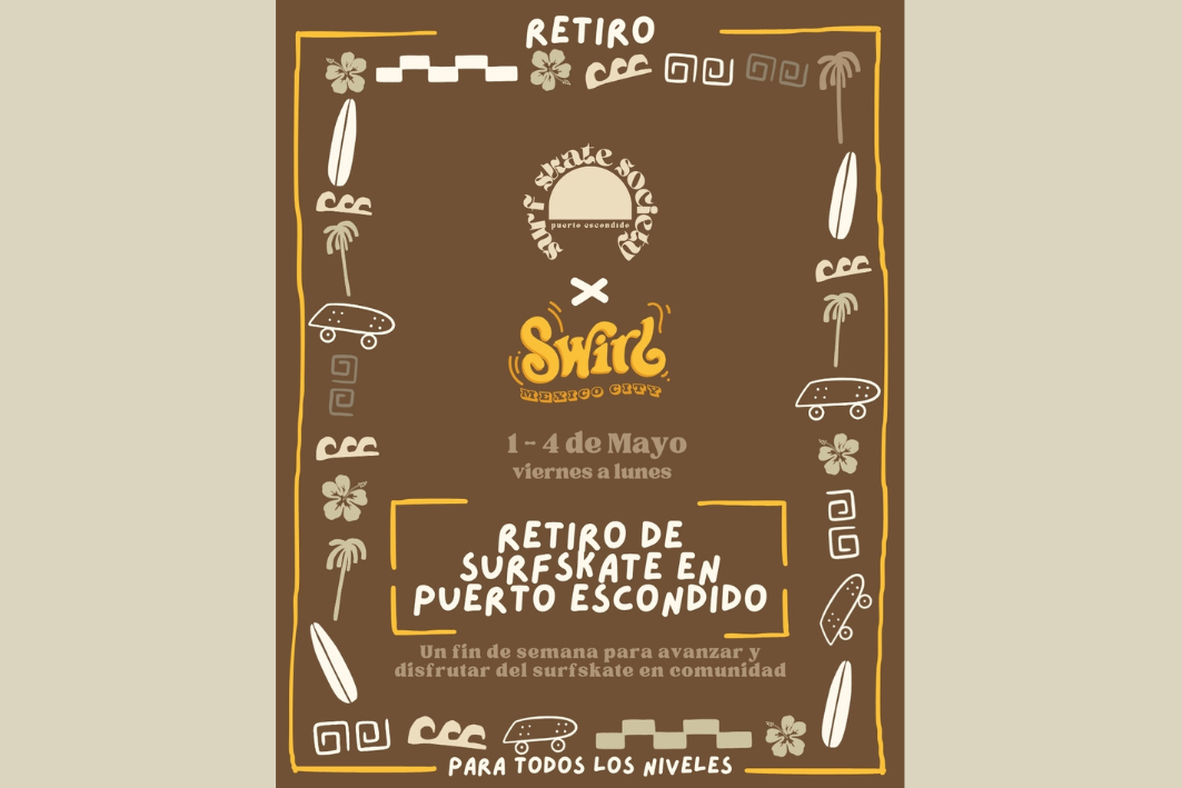 Retiro Swirl Mexico City x Surf Skate Society