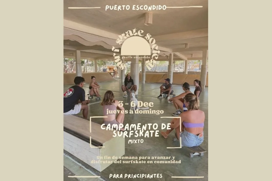 Campamento de Surfskate en Puerto Escondido