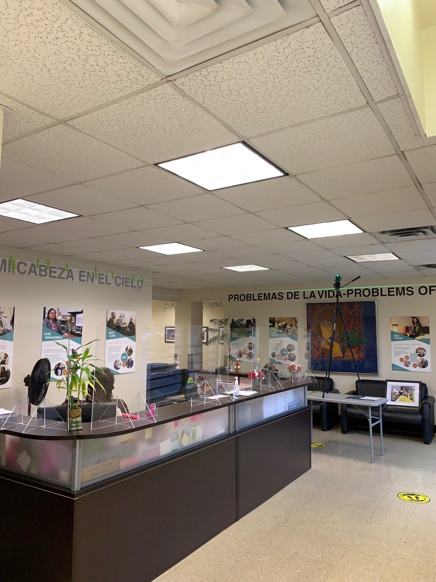 Photovoice permanent exhibition installation, Bowen Center, Harlem, NY. 2021.