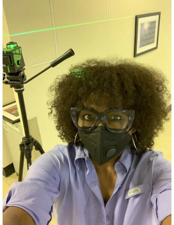Shelita Birchett Benash, MSW. Bowen Center. Action Research. Cafe Photovoice permanent exhibition installation, 2021. Curator.