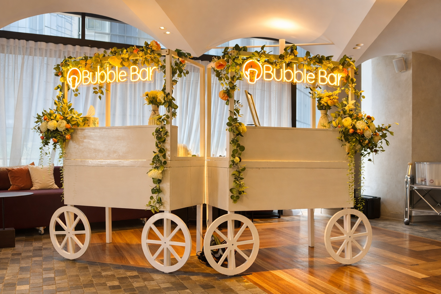 bubble bar carts 