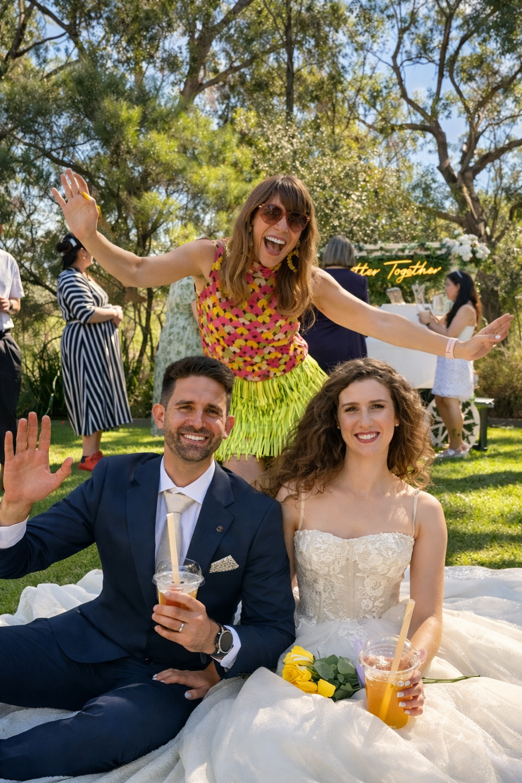 bubble bar wedding 