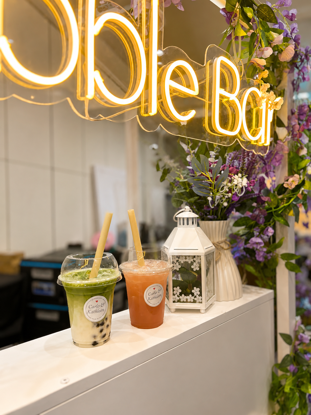 bubble bar made to order drinks