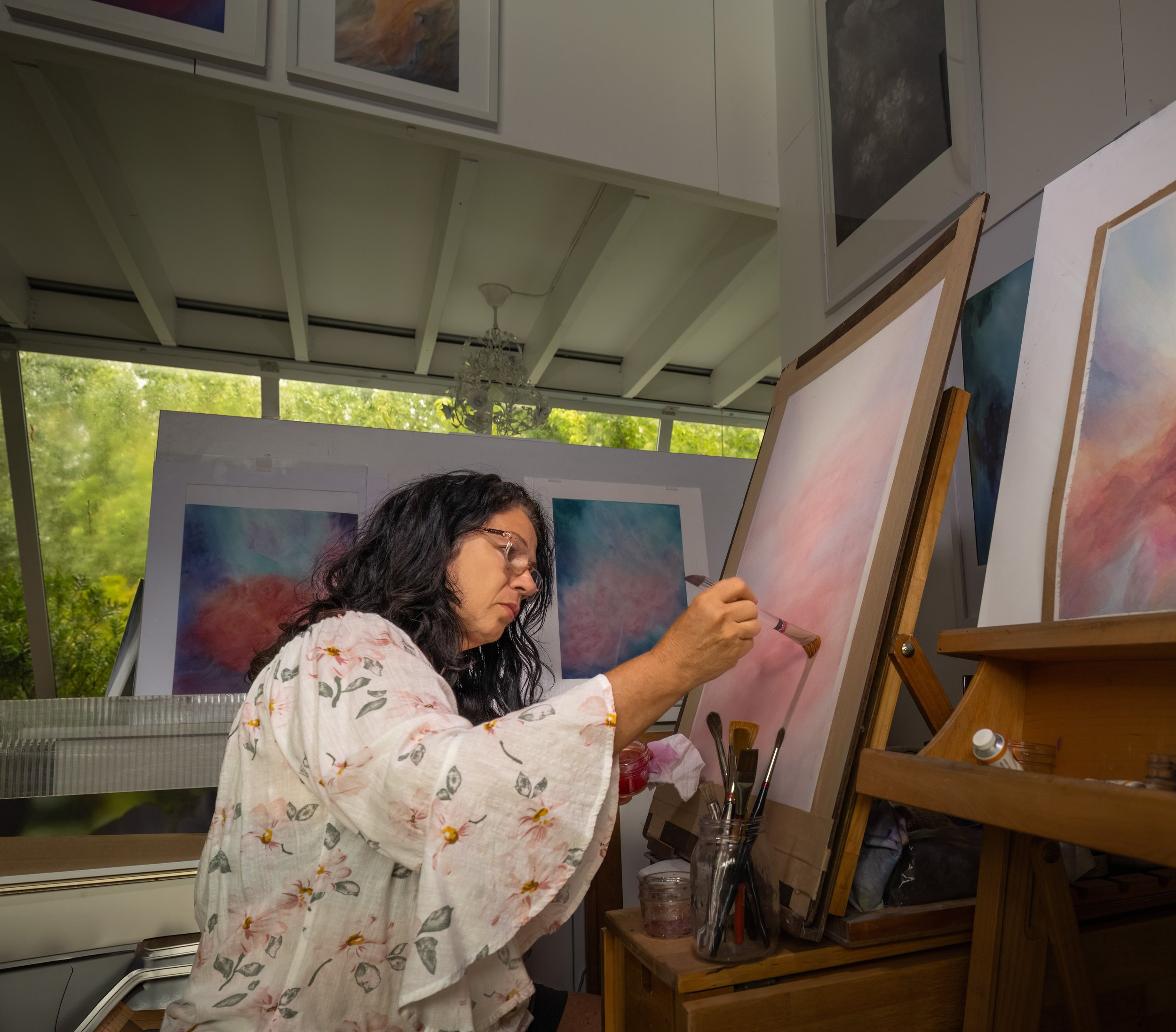 Deborah Veil Painting  Studio - Deborah Harris.jpg