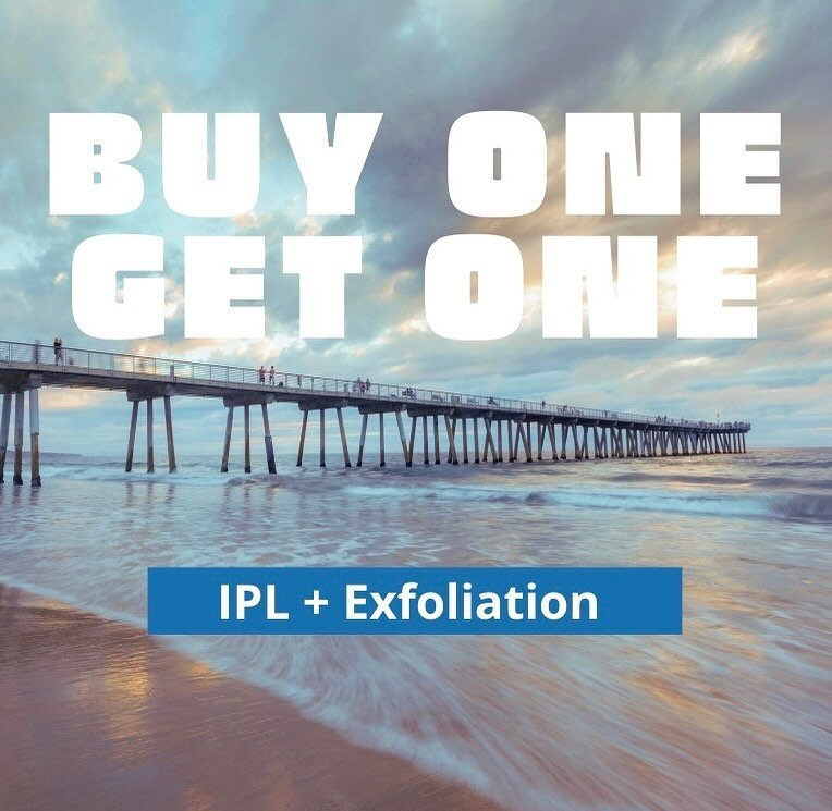 Now offering 50% off our IPL&nbsp;&nbsp;+ Exfoliation Combo for your face and neck!  Get polished up for your new year ahead. 

Normally $1350, available for $675 through March 31.

#torrance #medspa #ipl #exfoliation #feelyourbest #lookyoubest #aest