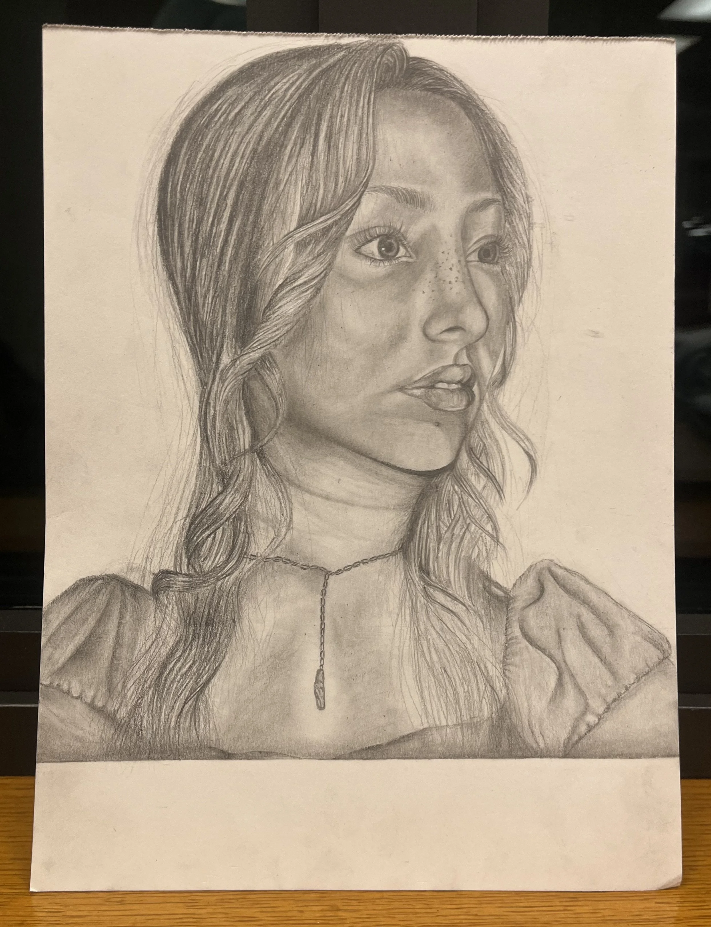 "Self-Portrait" // Graphite pencil on paper // 2025 