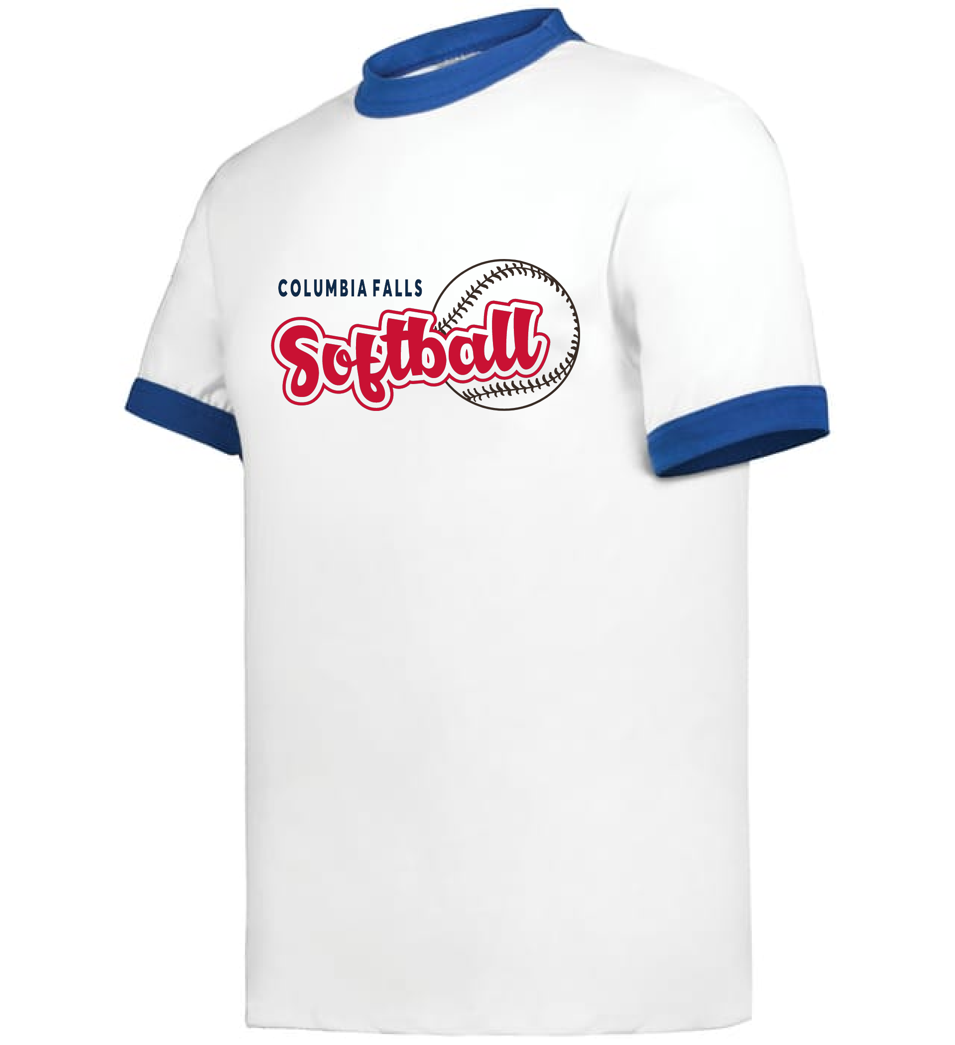 Wildcat Softball Retro Ringer T-shirt