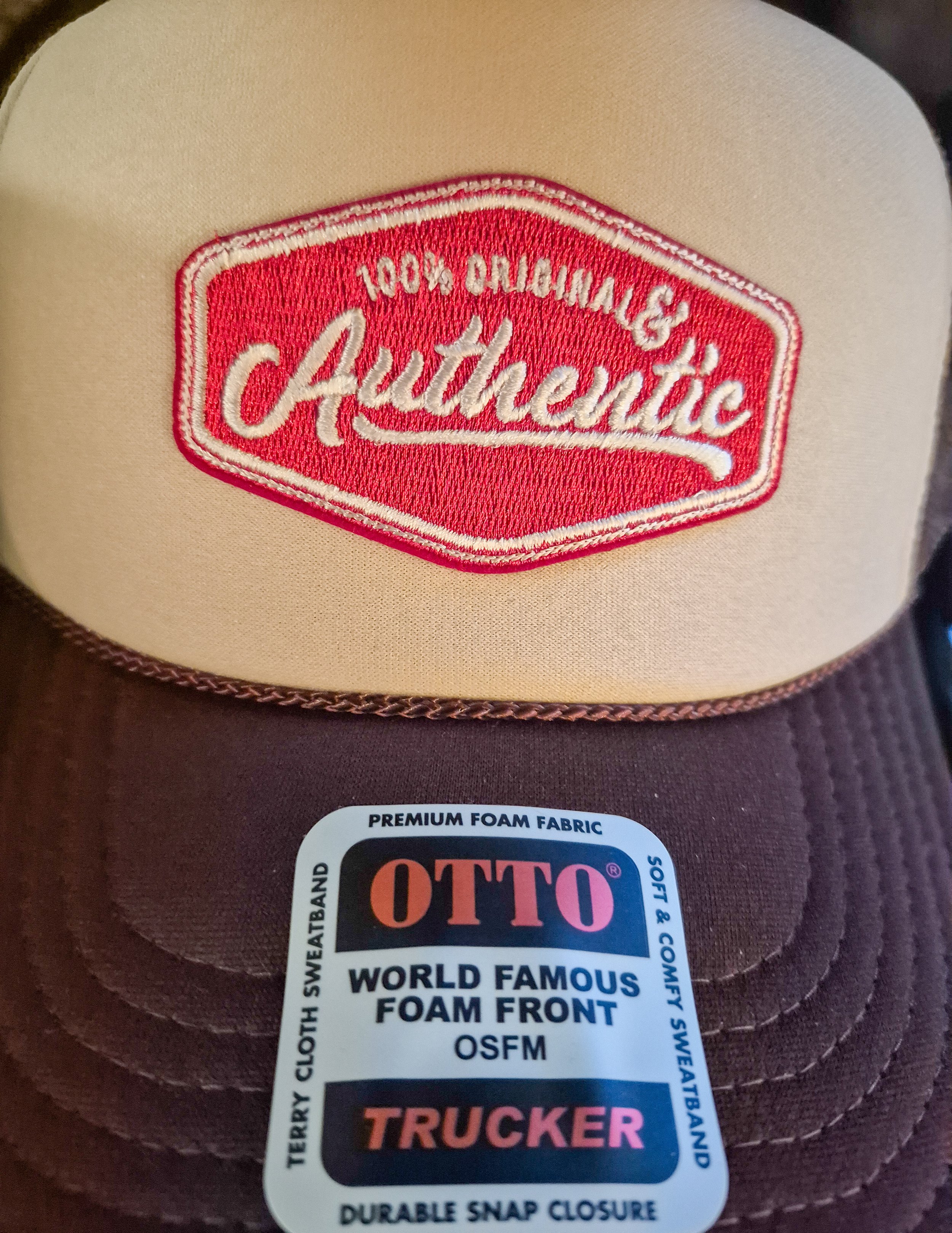 Otto Foam Trucker Brown Cream.jpg